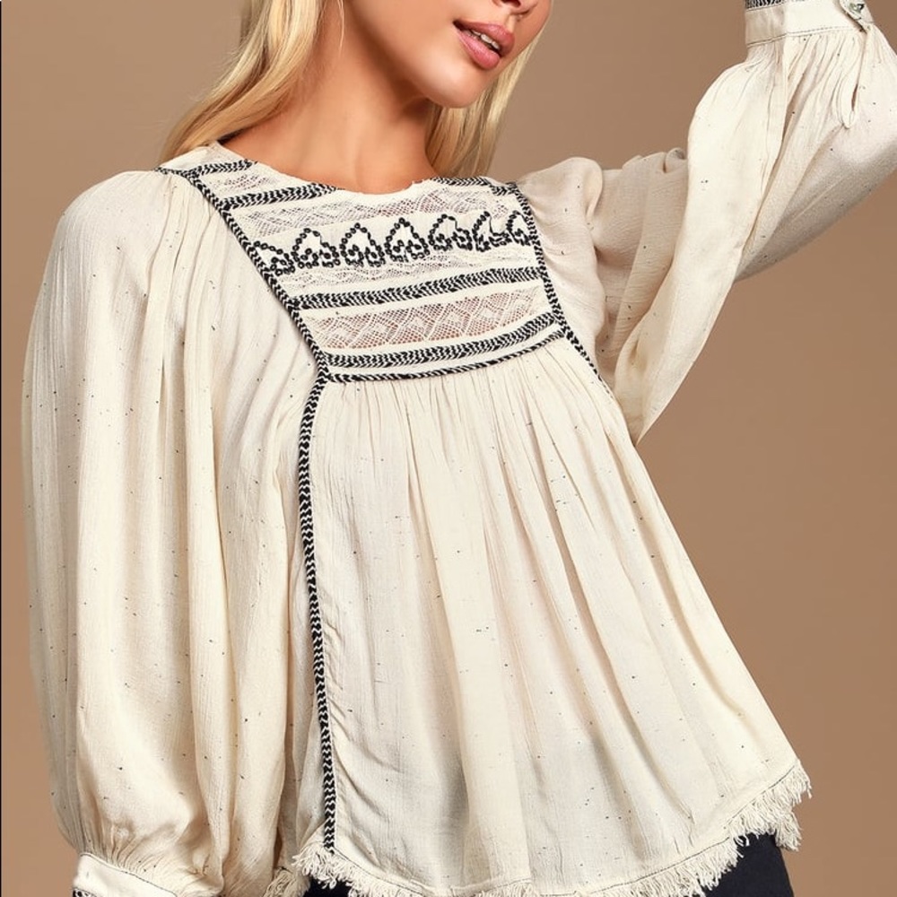 Free People Cyprus Avenue Embroidered Top - Picture 10 of 12